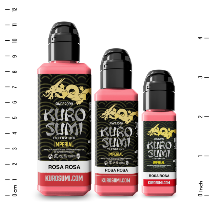Kuro Sumi Imperial Tattoo Ink - Rosa Rosa - immagine 3
