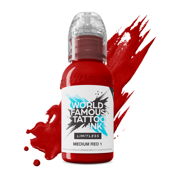 Inchiostro per tatuaggi World Famous Limitless - Medium Red 1 (30ml) - immagine 1
